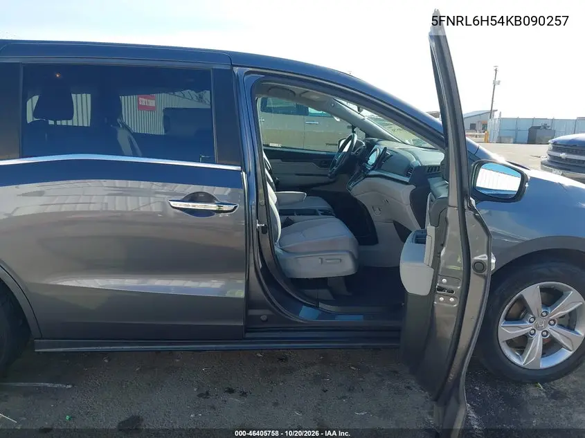 2019 HONDA ODYSSEY VIN 5FNRL6H54KB090257 — фото 5