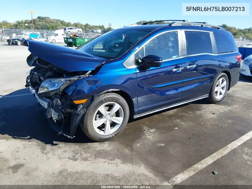 2020 HONDA ODYSSEY VIN 5FNRL6H75LB007213 — фото 2
