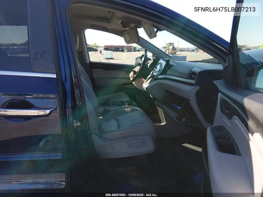 2020 HONDA ODYSSEY VIN 5FNRL6H75LB007213 — фото 5