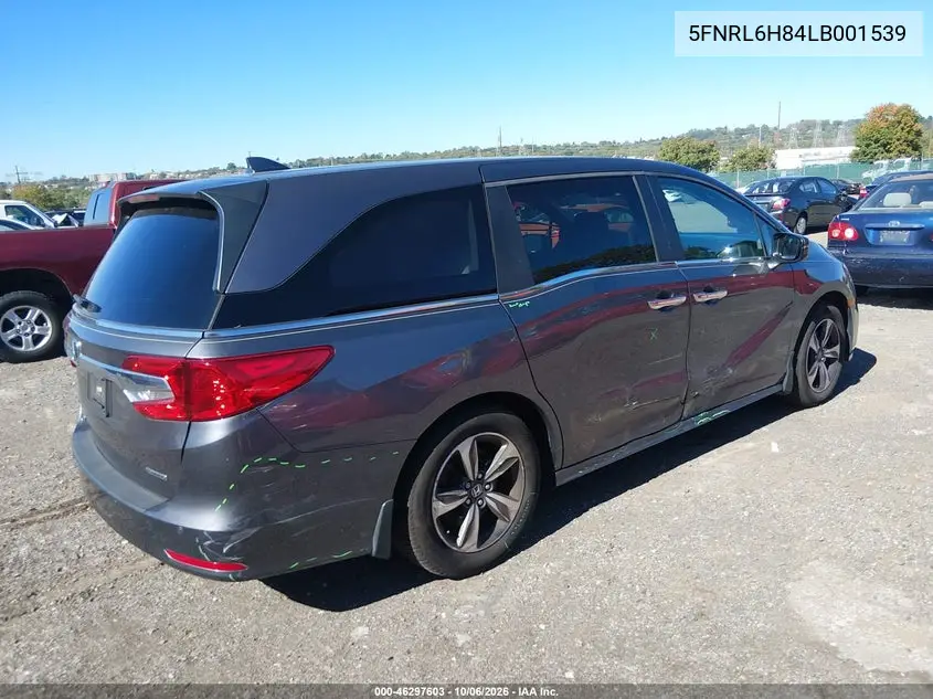 2020 HONDA ODYSSEY VIN 5FNRL6H84LB001539 — фото 4