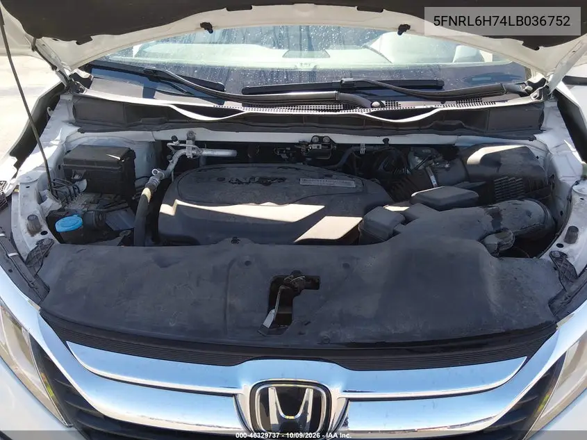 2020 HONDA ODYSSEY VIN 5FNRL6H74LB036752 — фото 10