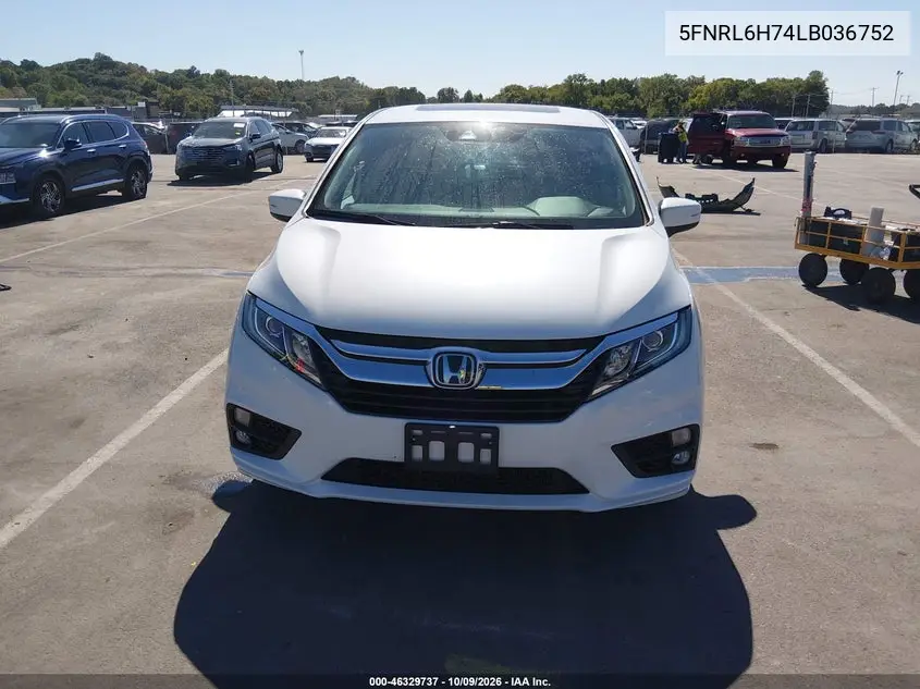 2020 HONDA ODYSSEY VIN 5FNRL6H74LB036752 — фото 12