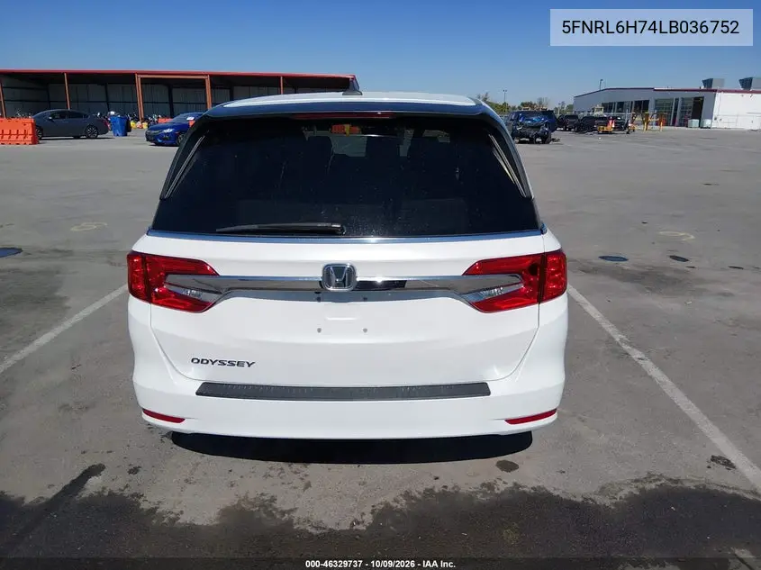 2020 HONDA ODYSSEY VIN 5FNRL6H74LB036752 — фото 16