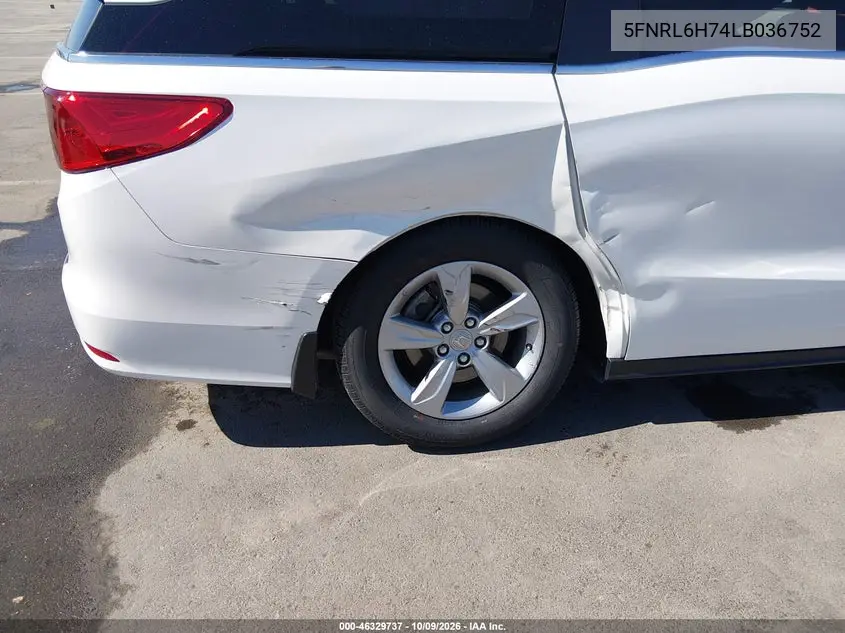 2020 HONDA ODYSSEY VIN 5FNRL6H74LB036752 — фото 6