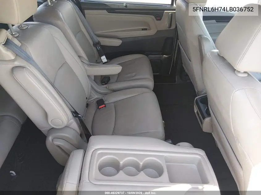 2020 HONDA ODYSSEY VIN 5FNRL6H74LB036752 — фото 8