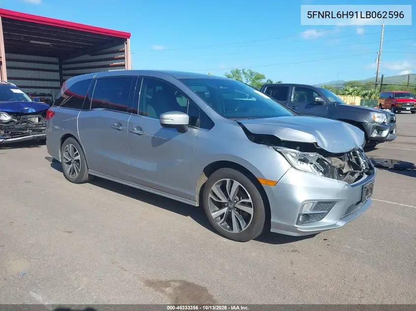 HONDA ODYSSEY 2020, VIN 5FNRL6H91LB062596