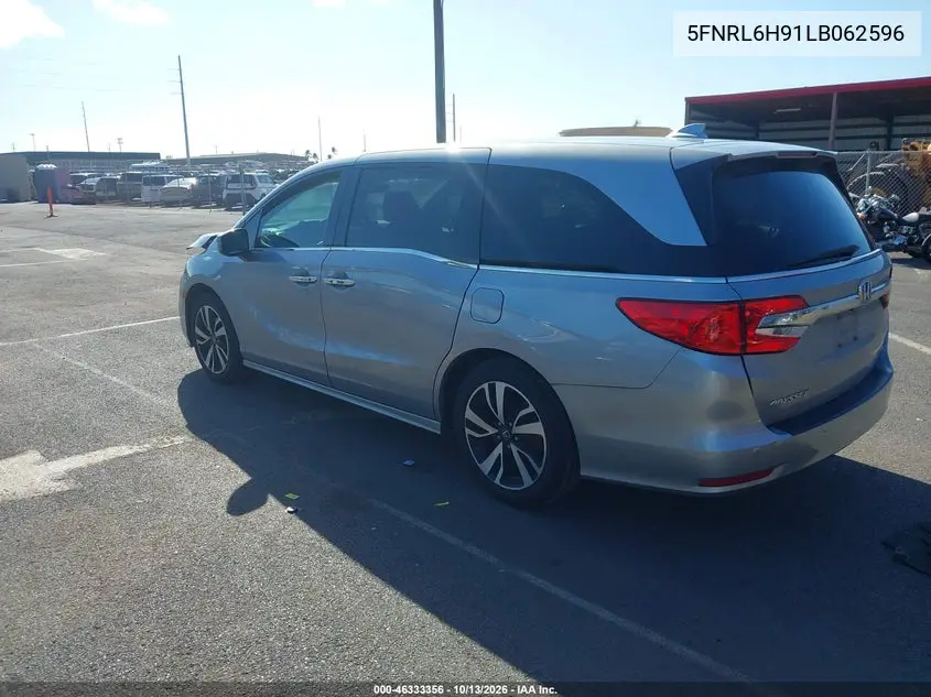 2020 HONDA ODYSSEY VIN 5FNRL6H91LB062596 — фото 3