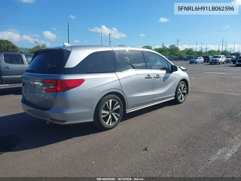 2020 HONDA ODYSSEY VIN 5FNRL6H91LB062596 — фото 4