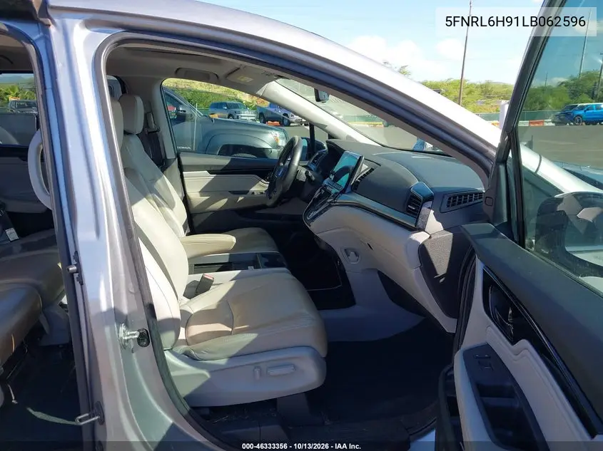2020 HONDA ODYSSEY VIN 5FNRL6H91LB062596 — фото 5