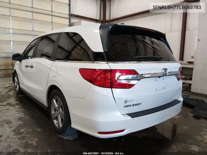 2020 HONDA ODYSSEY VIN 5FNRL6H77LB063783 — фото 3