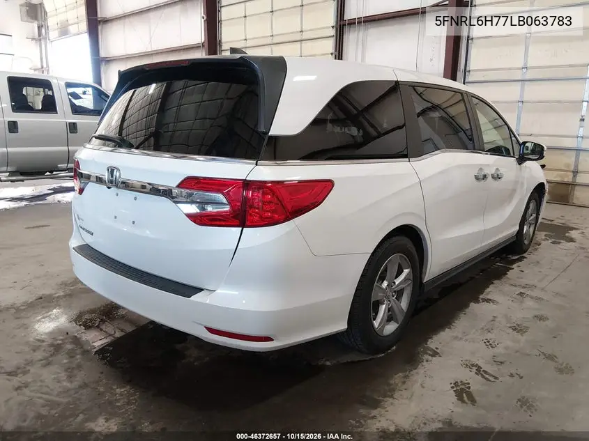 2020 HONDA ODYSSEY VIN 5FNRL6H77LB063783 — фото 4