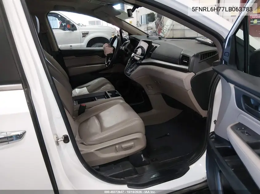 2020 HONDA ODYSSEY VIN 5FNRL6H77LB063783 — фото 5