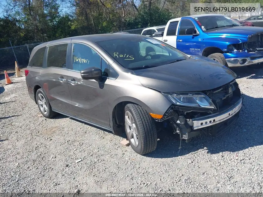 HONDA ODYSSEY 2020, VIN 5FNRL6H79LB019669