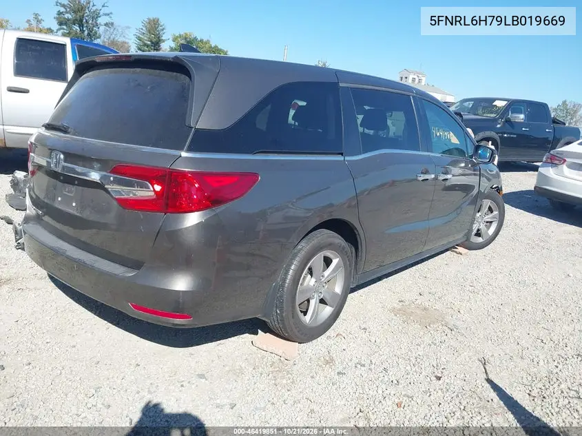 2020 HONDA ODYSSEY VIN 5FNRL6H79LB019669 — фото 4