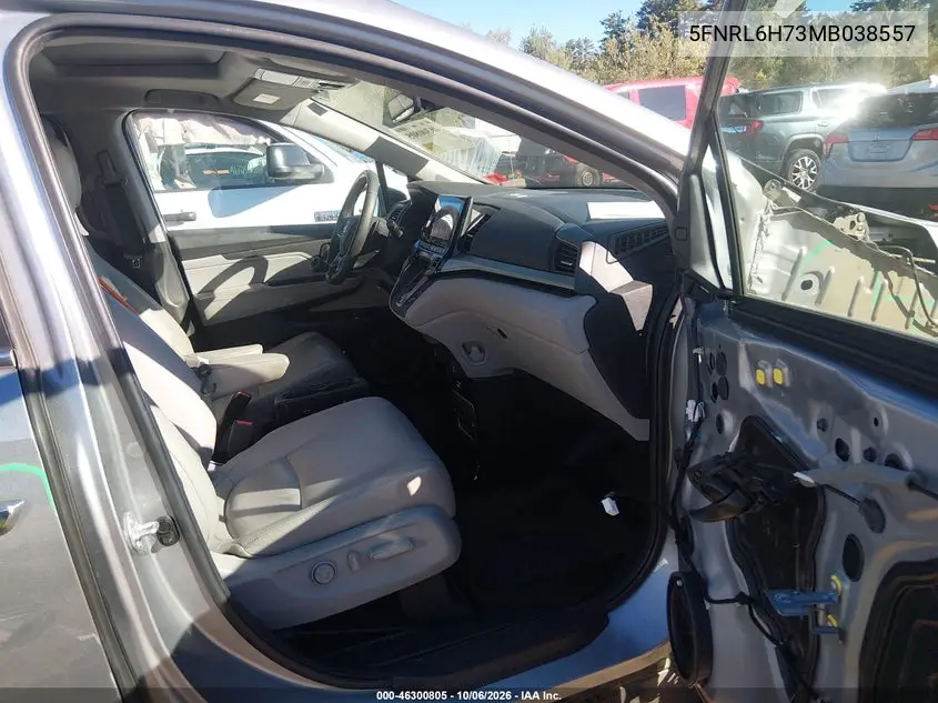 2021 HONDA ODYSSEY VIN 5FNRL6H73MB038557 — фото 5