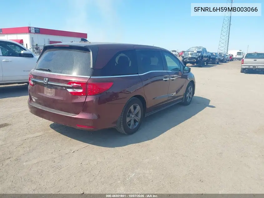 2021 HONDA ODYSSEY VIN 5FNRL6H59MB003066 — фото 4