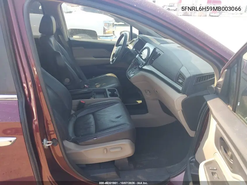 2021 HONDA ODYSSEY VIN 5FNRL6H59MB003066 — фото 5