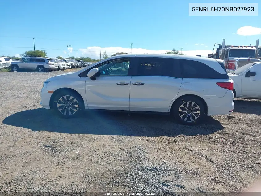 2022 HONDA ODYSSEY VIN 5FNRL6H70NB027923 — фото 14