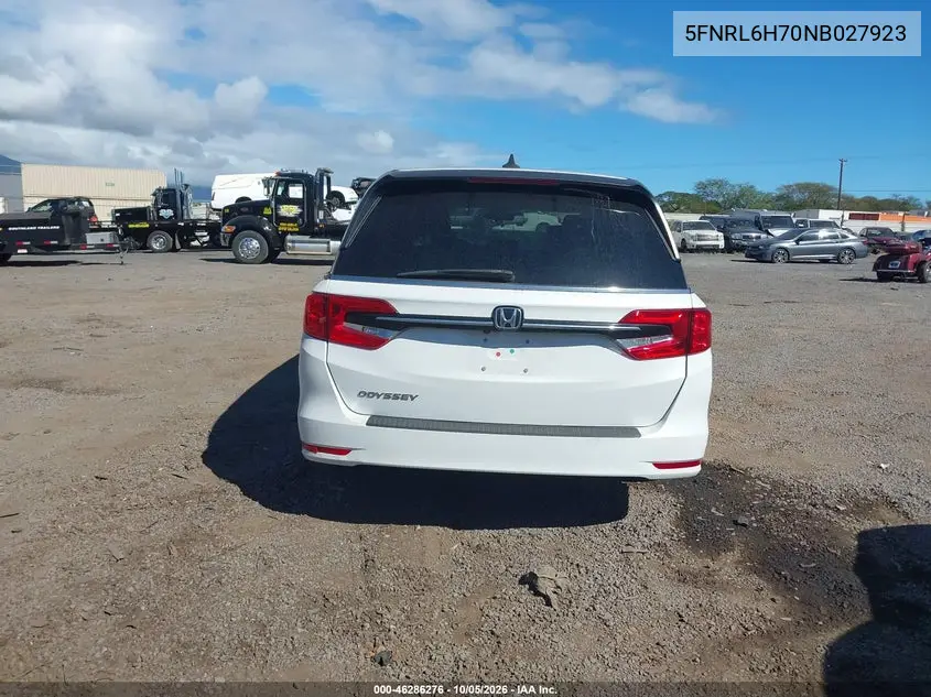 2022 HONDA ODYSSEY VIN 5FNRL6H70NB027923 — фото 16
