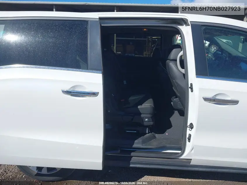 2022 HONDA ODYSSEY VIN 5FNRL6H70NB027923 — фото 8