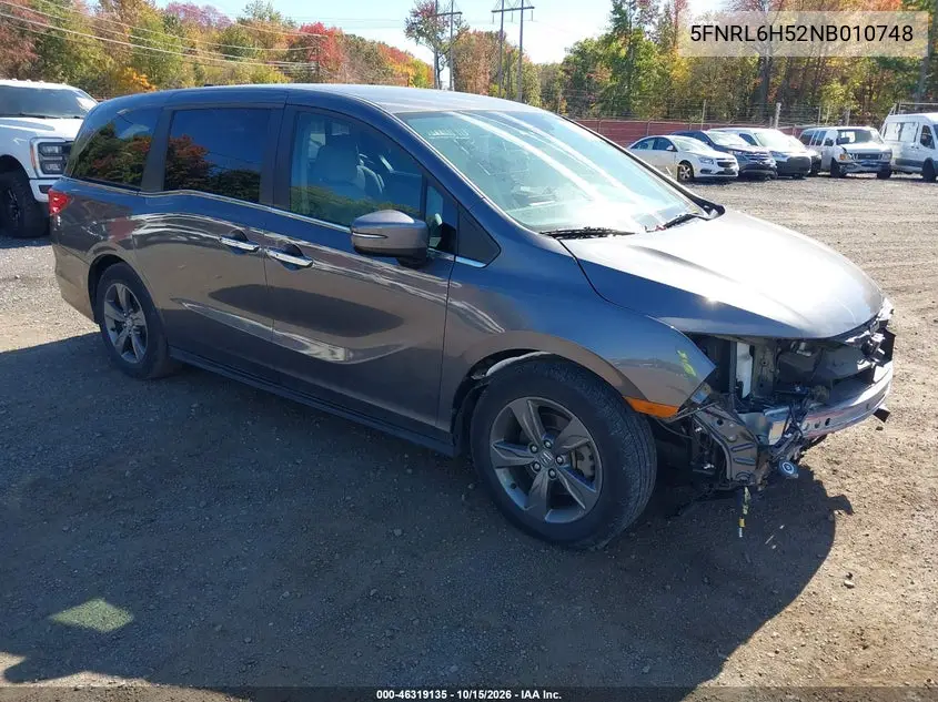 HONDA ODYSSEY 2022, VIN 5FNRL6H52NB010748