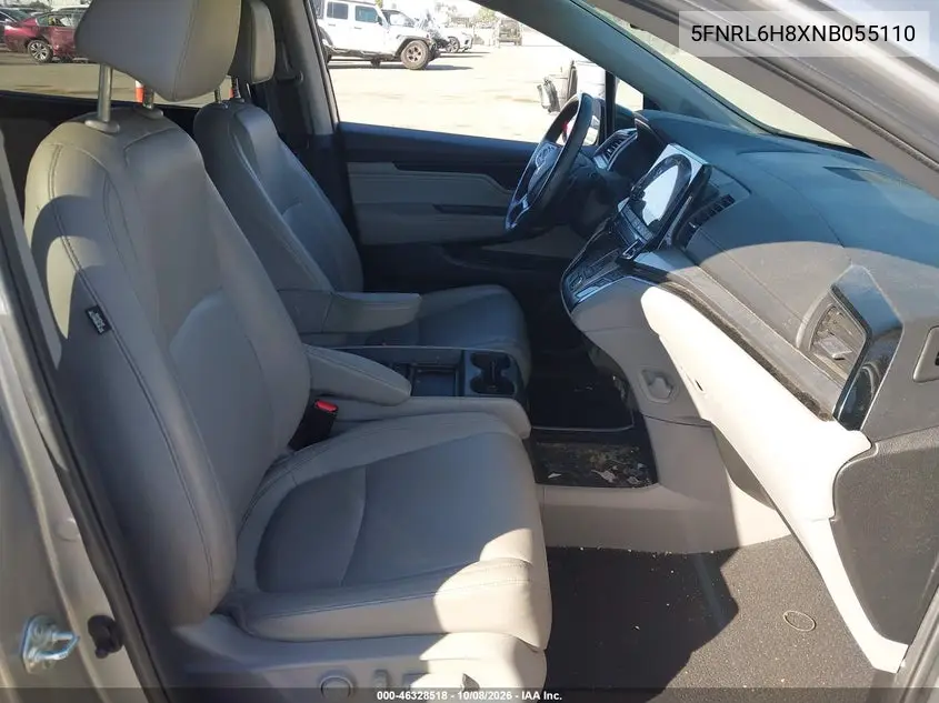 2022 HONDA ODYSSEY VIN 5FNRL6H8XNB055110 — фото 5