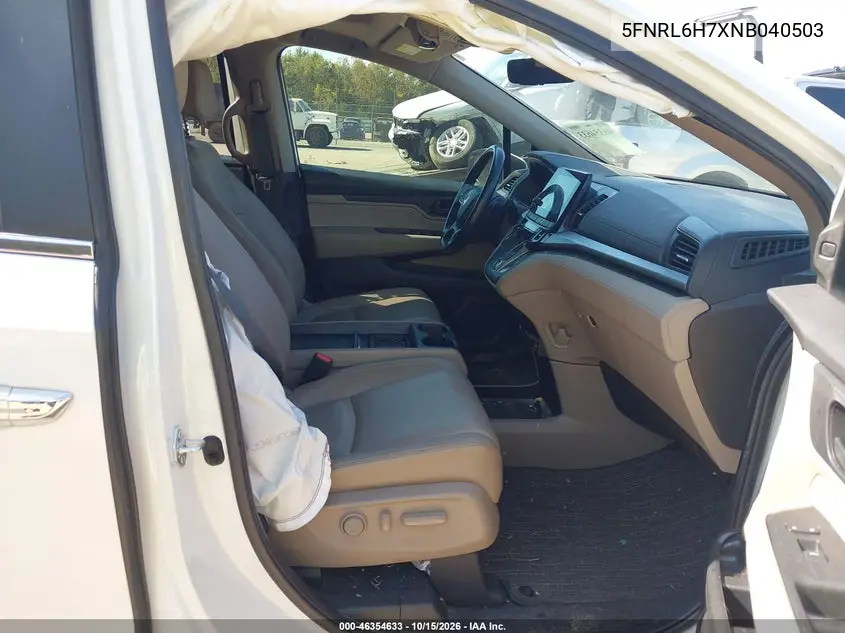 2022 HONDA ODYSSEY VIN 5FNRL6H7XNB040503 — фото 5