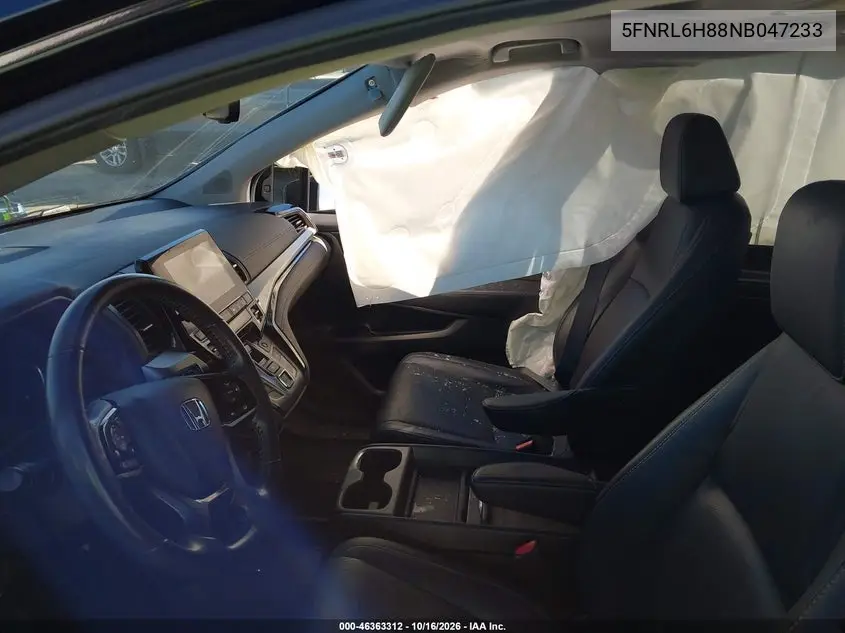 2022 HONDA ODYSSEY VIN 5FNRL6H88NB047233 — фото 5