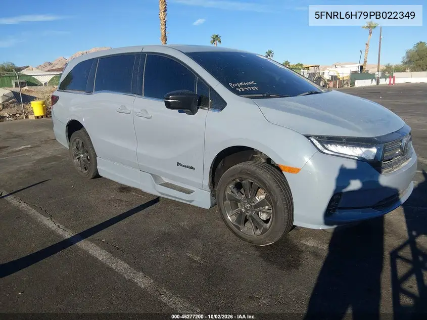 HONDA ODYSSEY 2023, VIN 5FNRL6H79PB022349