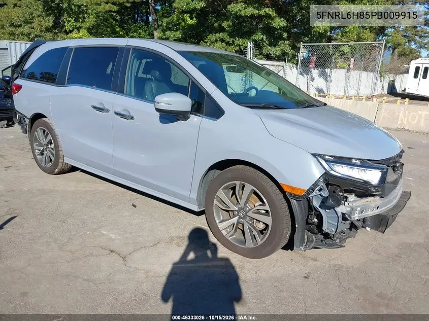 HONDA ODYSSEY 2023, VIN 5FNRL6H85PB009915