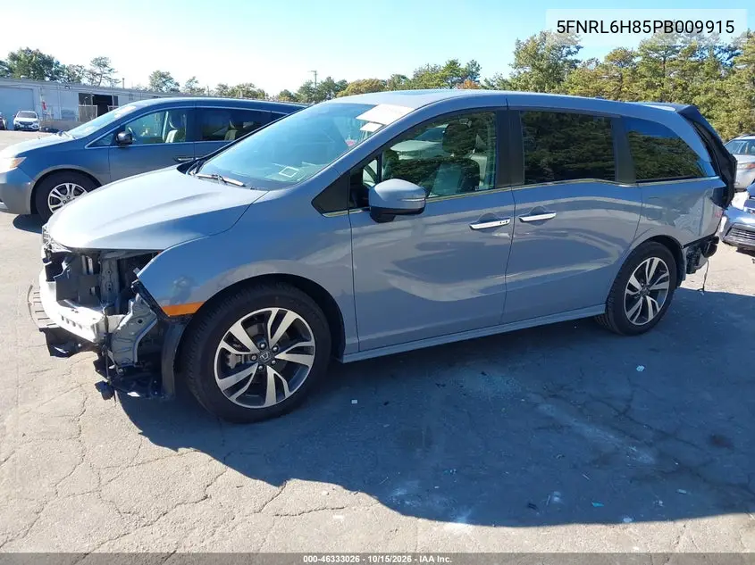 2023 HONDA ODYSSEY VIN 5FNRL6H85PB009915 — фото 2