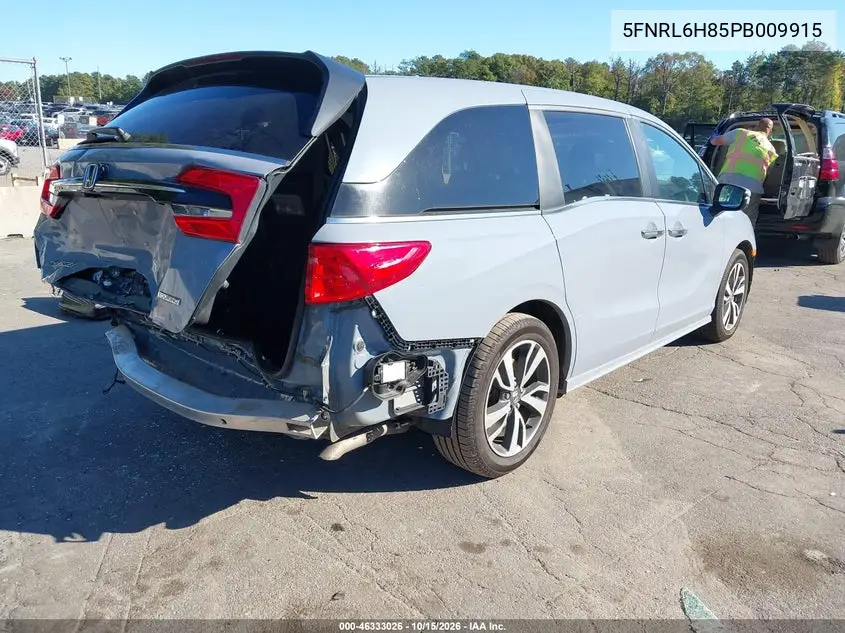 2023 HONDA ODYSSEY VIN 5FNRL6H85PB009915 — фото 4