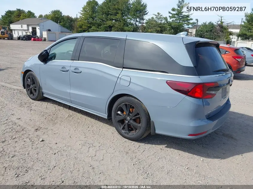 2023 HONDA ODYSSEY VIN 5FNRL6H70PB059287 — фото 3