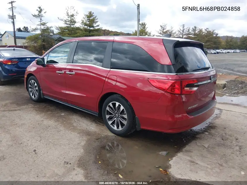 2023 HONDA ODYSSEY VIN 5FNRL6H68PB024858 — фото 3