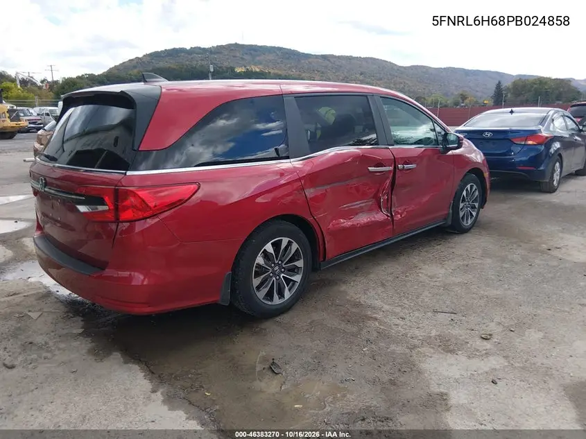 2023 HONDA ODYSSEY VIN 5FNRL6H68PB024858 — фото 4