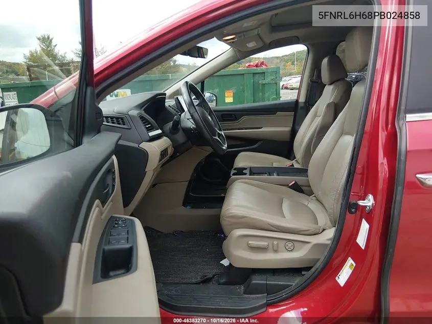 2023 HONDA ODYSSEY VIN 5FNRL6H68PB024858 — фото 5