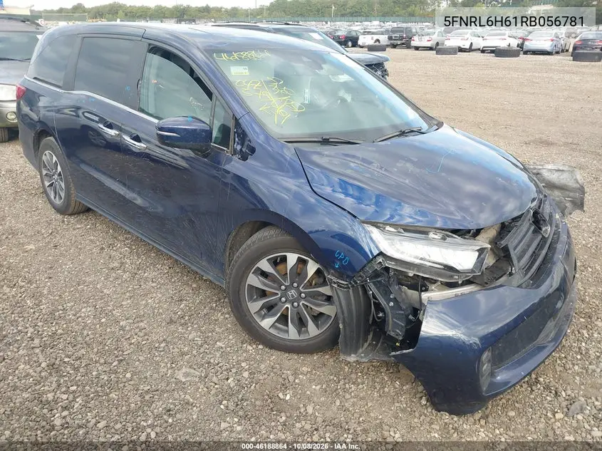 HONDA ODYSSEY 2024, VIN 5FNRL6H61RB056781