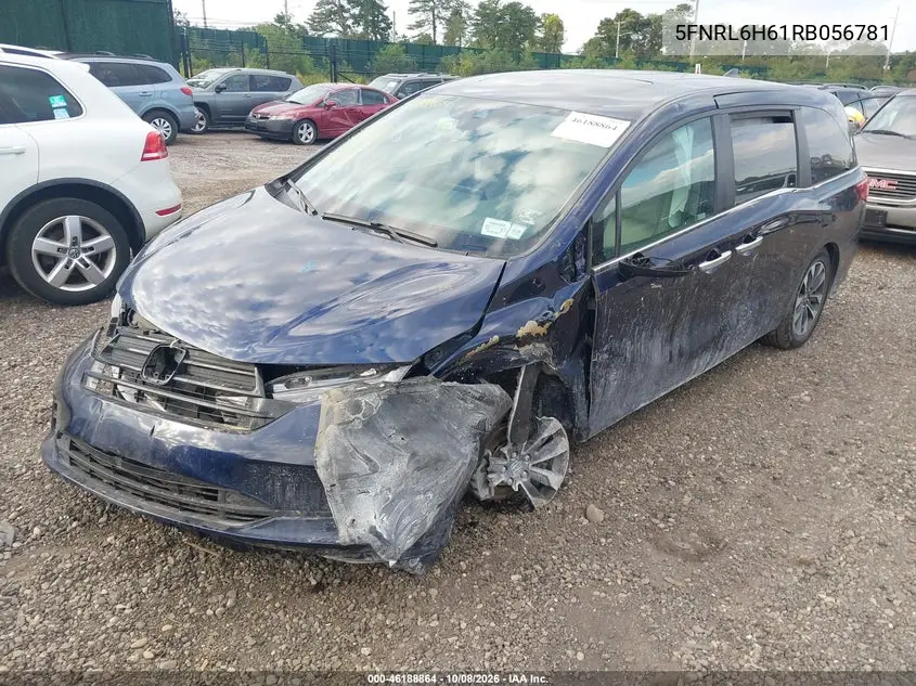 2024 HONDA ODYSSEY VIN 5FNRL6H61RB056781 — фото 2