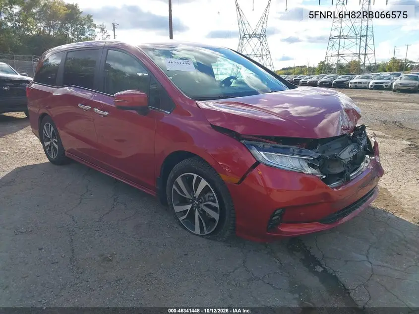 HONDA ODYSSEY 2024, VIN 5FNRL6H82RB066575