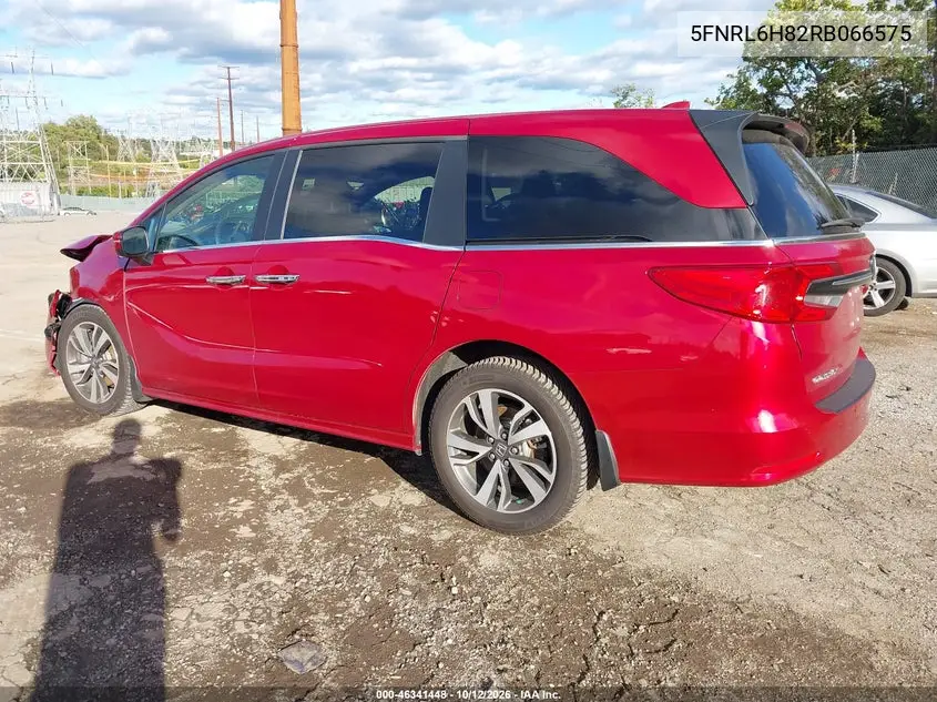 2024 HONDA ODYSSEY VIN 5FNRL6H82RB066575 — фото 3