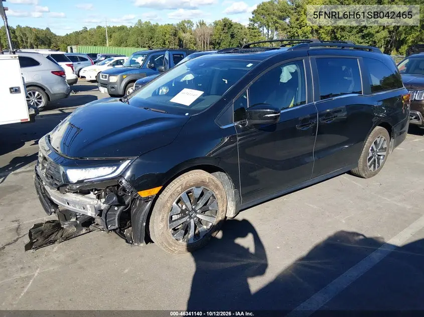 2025 HONDA ODYSSEY VIN 5FNRL6H61SB042465 — фото 2
