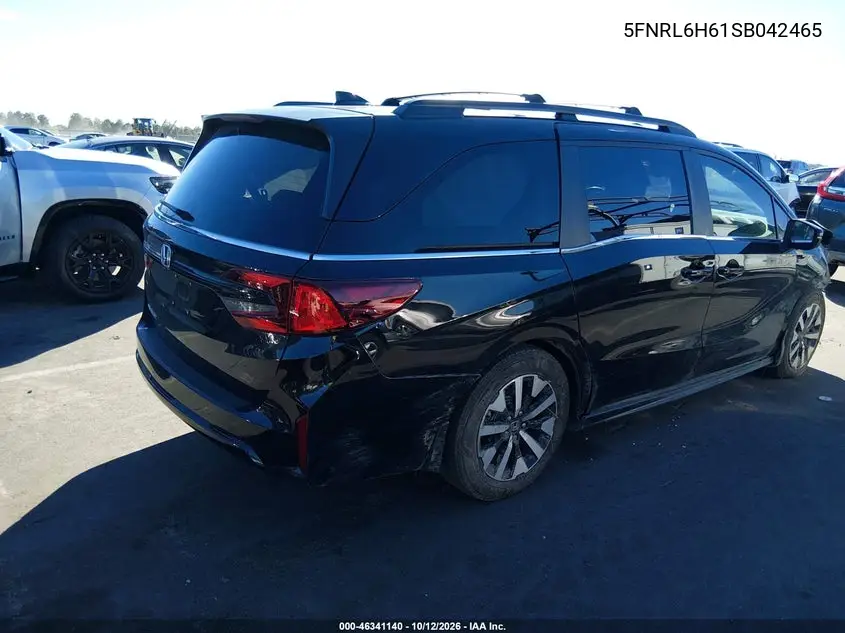 2025 HONDA ODYSSEY VIN 5FNRL6H61SB042465 — фото 4