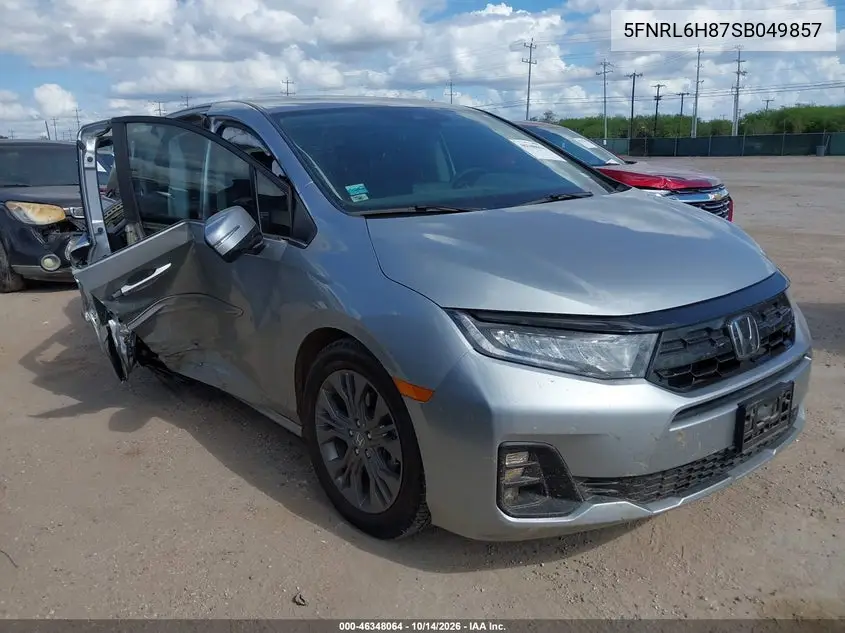 HONDA ODYSSEY 2025, VIN 5FNRL6H87SB049857