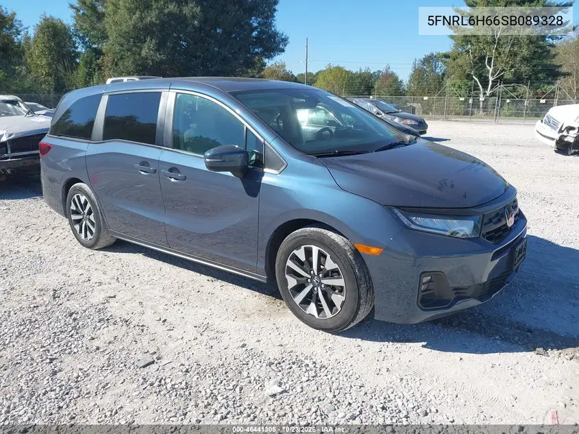 HONDA ODYSSEY 2025, VIN 5FNRL6H66SB089328