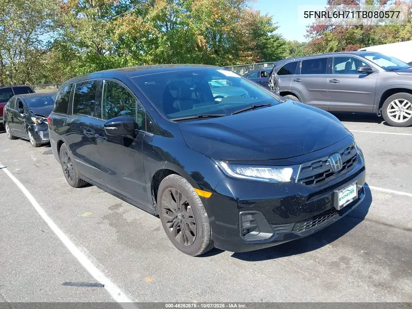HONDA ODYSSEY 2026, VIN 5FNRL6H71TB080577