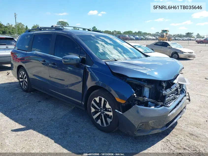 HONDA ODYSSEY 2026, VIN 5FNRL6H61TB035646
