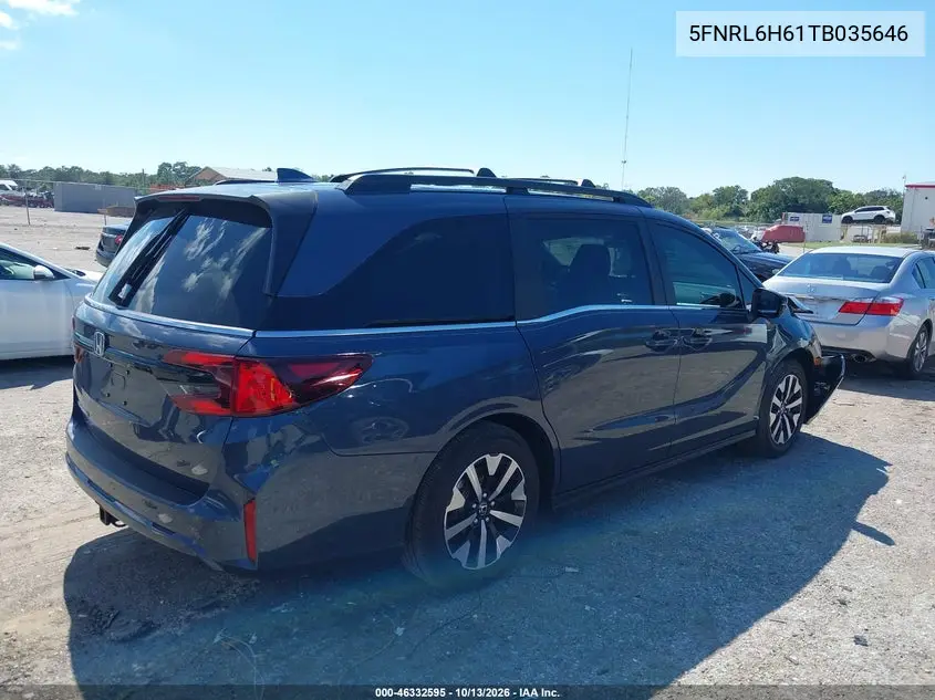 2026 HONDA ODYSSEY VIN 5FNRL6H61TB035646 — фото 4