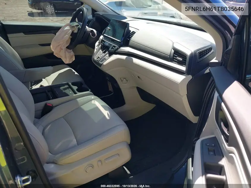 2026 HONDA ODYSSEY VIN 5FNRL6H61TB035646 — фото 5