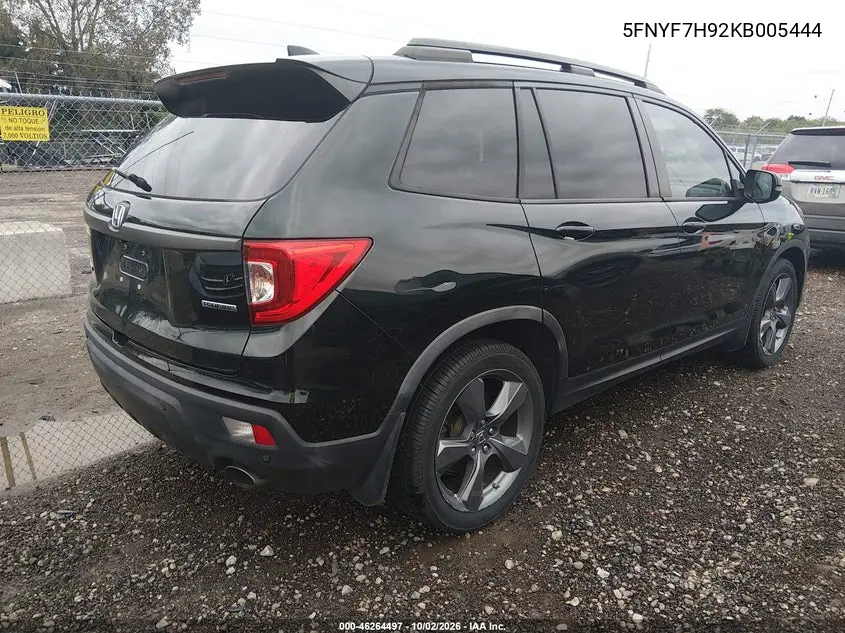 2019 HONDA PASSPORT VIN 5FNYF7H92KB005444 — фото 4