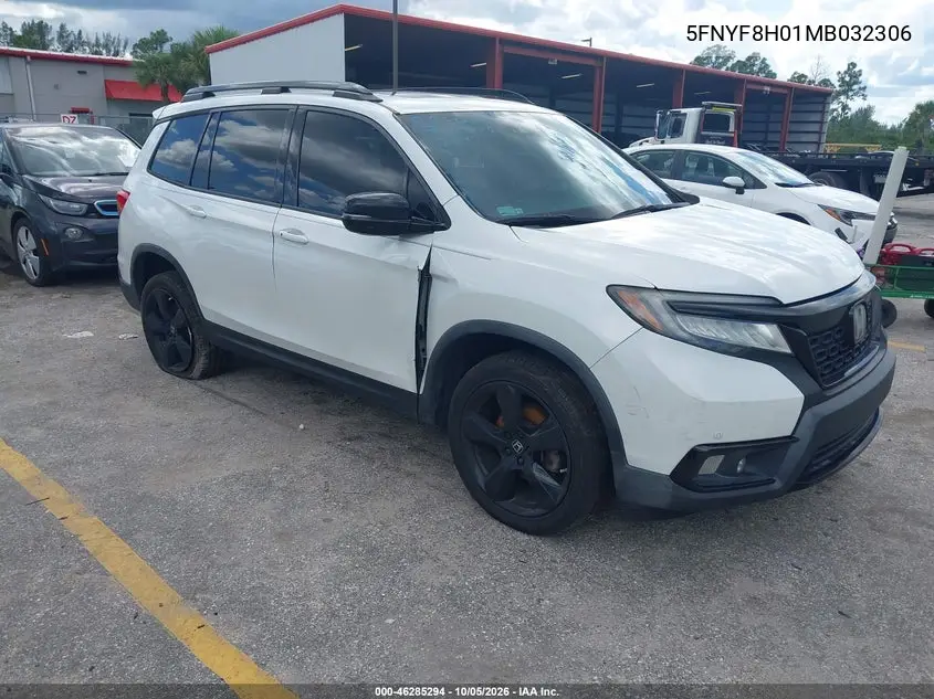 HONDA PASSPORT 2021, VIN 5FNYF8H01MB032306